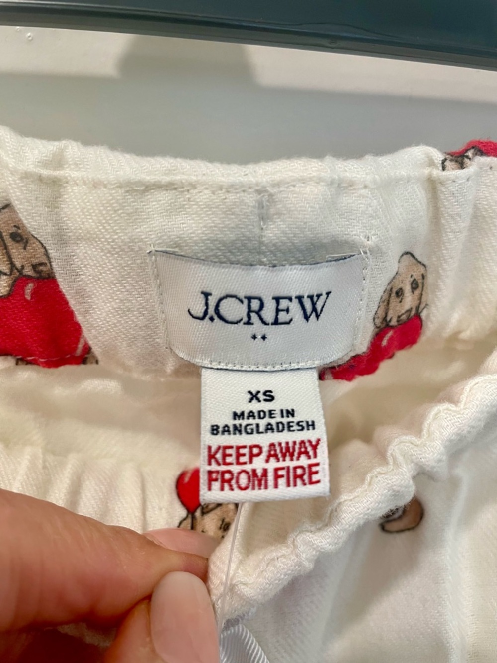 J. Crew Puppy & Heart Pajama Bottom - Picture 6 of 8